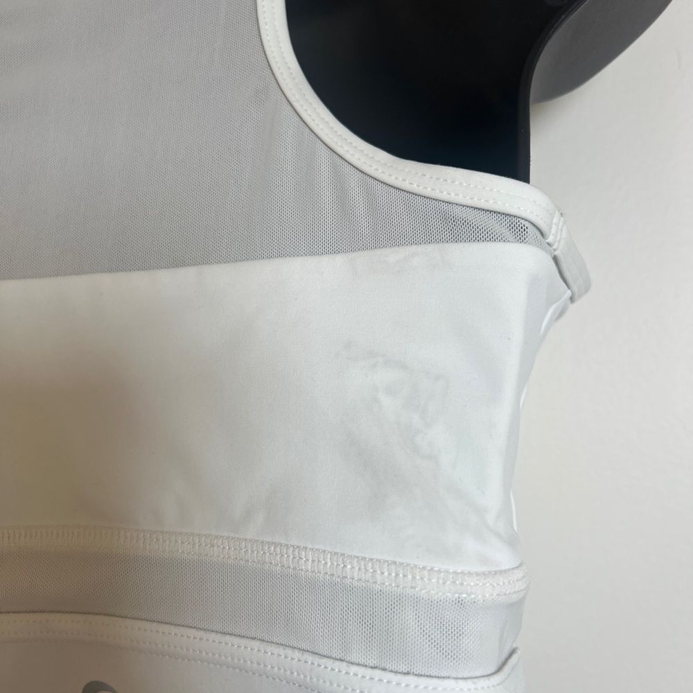 Zyia Active All Star Bra Racerback Medium White - Picture 3 of 5